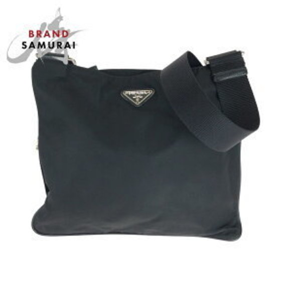 Prada Shoulder Bag triangular nylon black Tessuto - Picture 1 of 9